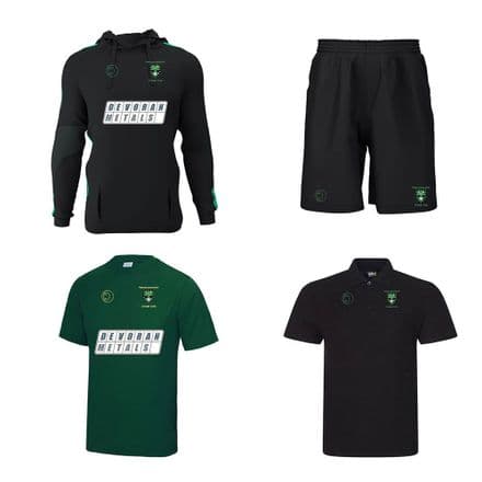 Perranarworthal CC Hoodie, Training Tee, Polo, Shorts Bundle