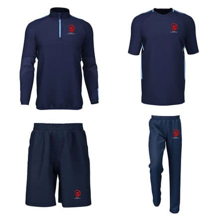 Saltash CC 1/4 Zip, Training Tee, Track B, Shorts Package