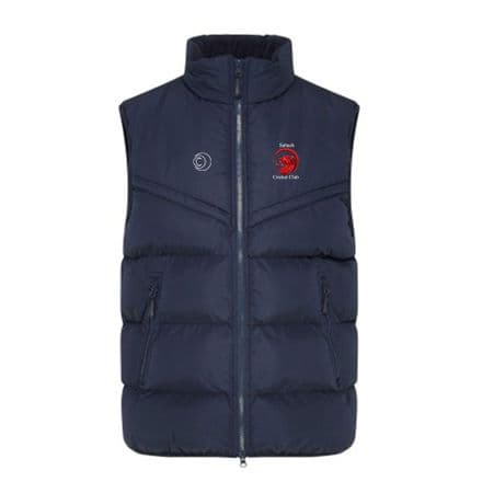 Saltash CC Chevron Puffer Gilet