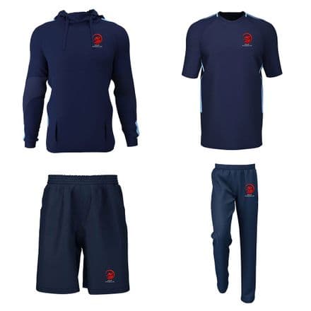 Saltash CC Hoodie, Training Tee, Track B, Shorts Package
