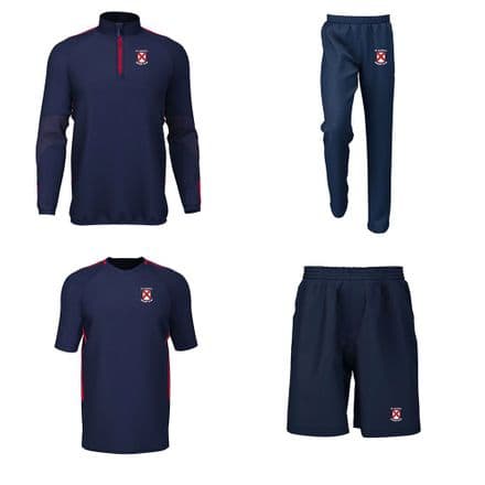 St Austell CC 1/4 Zip, Training Tee, Track B, Shorts Package
