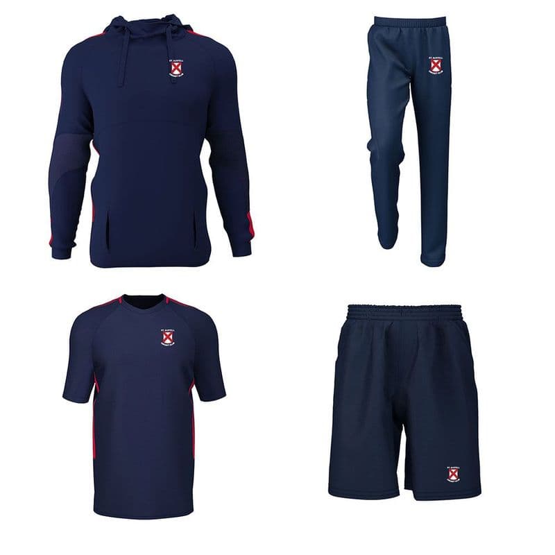 St Austell CC Hoodie, Training Tee, Track B, Shorts Package