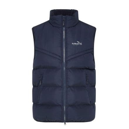 St Minver CC Chevron Puffer Gilet