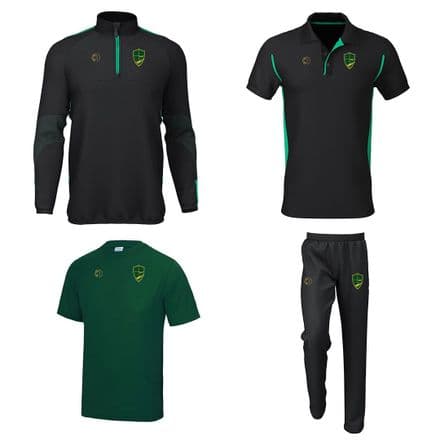 St Newlyn East CC 1/4 Zip, Training Tee, Track B, Polo Package