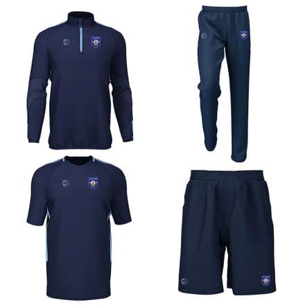 St Stephen CC 1/4 Zip, Training Tee, Track B, Shorts Package