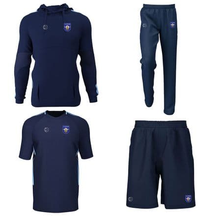 St Stephen CC Hoodie, Training Tee, Track B, Shorts Package