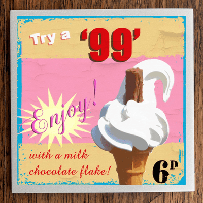 99p Ice Cream Cone Trivet