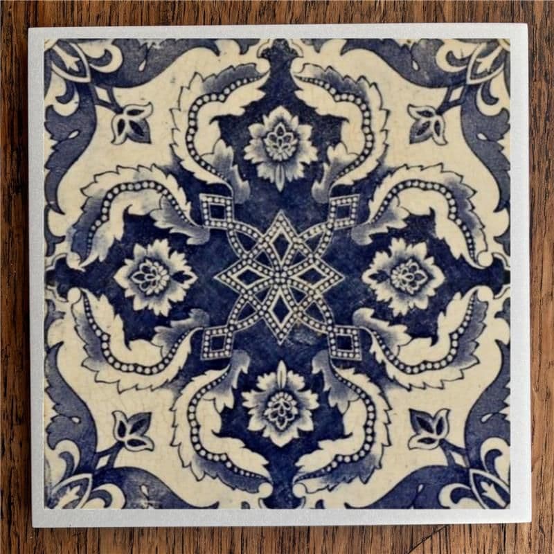 Antique Blue Trivet