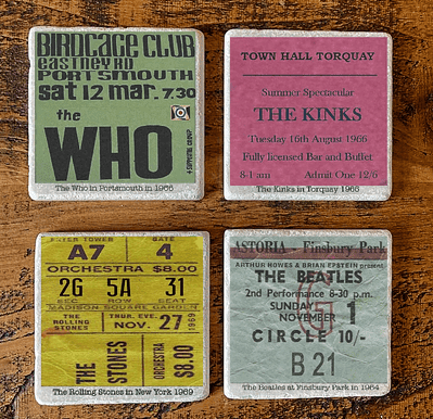 Artists & Bands  - Set of 4