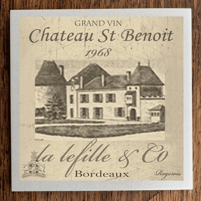Bordeaux Chateau Benoit 1968 Trivet