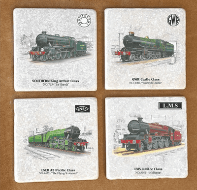 British Locomotives - Southern King Arthur, GWR Castle, LNER A3 Pacific, LMS Jubilee
