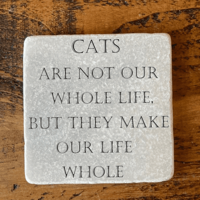 Cats are not our whole life, but they make our life whole