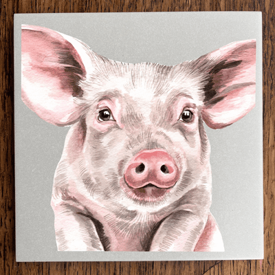 Farm Pig Trivet