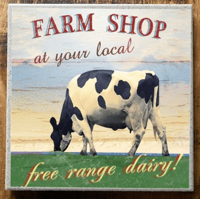 Farm Shop Fresian Cow Trivet