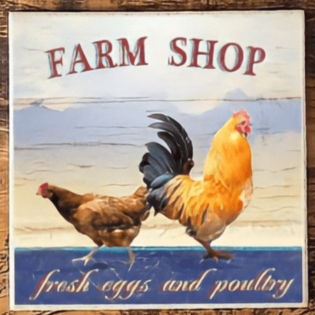 Farm Shop Hen Trivet