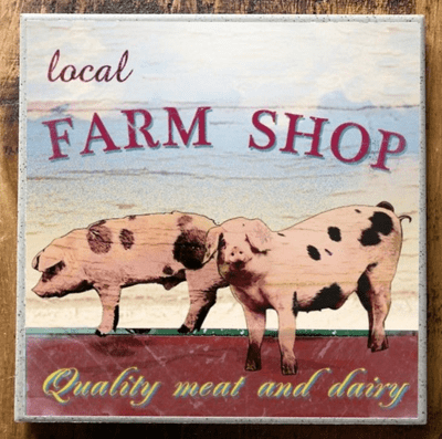 Farm Shop Pigs Trivet