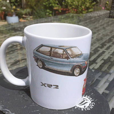 Ford Fiesta XR2 & Escort XR3i Mug