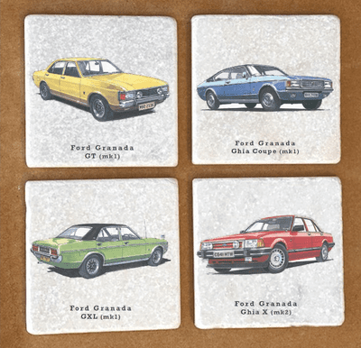 Granada (4 Models)  - GT, Ghia Coupe, GXL & Ghia X