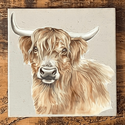 Highland Cattle Trivet