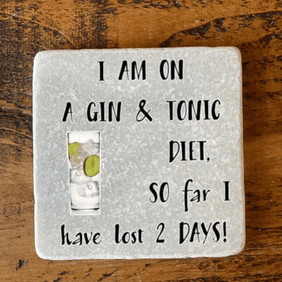 I am on a gin & tonic diet, so far I have lost 2 days
