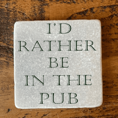 I'd rather be in the pub
