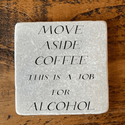 Move aside coffee, this is a job for alcohol