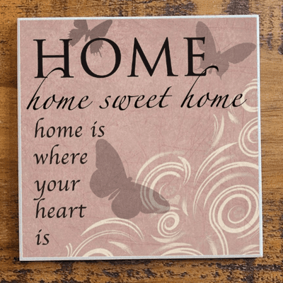 Pink Home Trivet