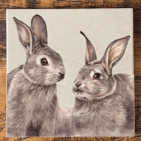 Rabbits Trivet