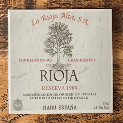 Rioja Gran Reserva Trivet