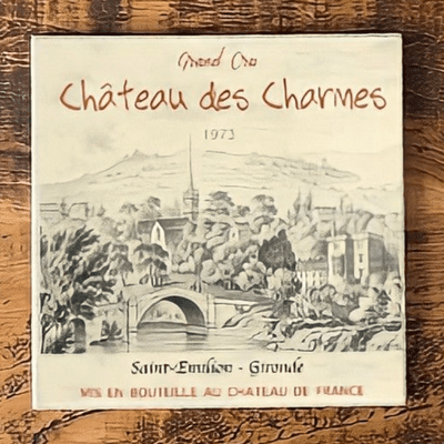 Saint Emilion Chateau Charmes Trivet