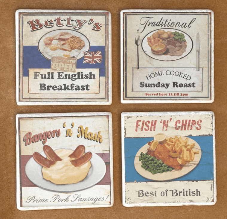 Savoury British food
