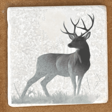 Stag Marble coaster (3)