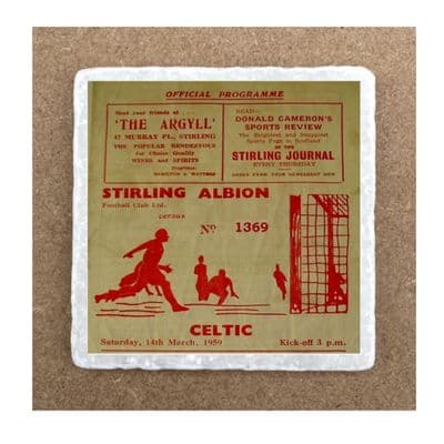 Stirling Albion  Official programme 1959