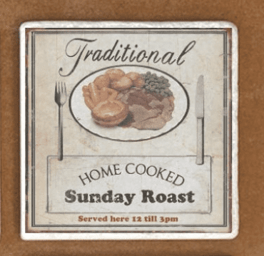 Sunday Roast Beef Coaster