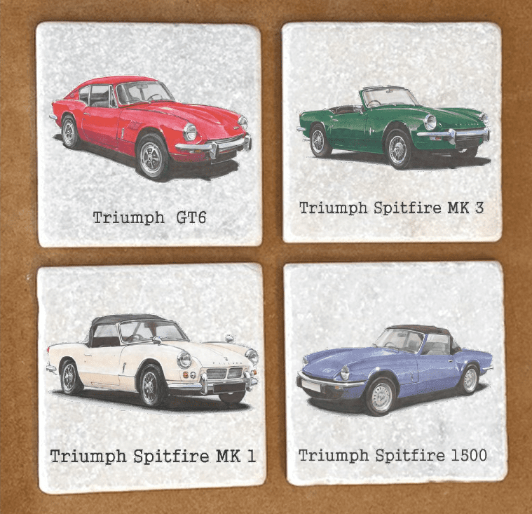 Triumph Spitfire Set of Four