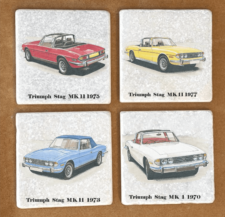 Triumph Stag Set of Four