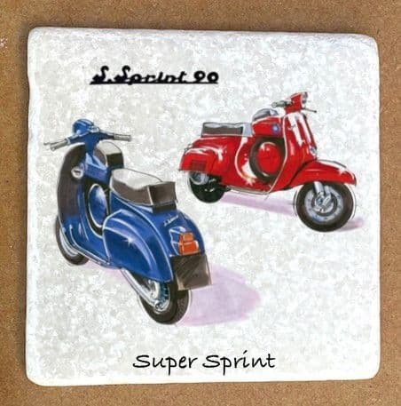 Vespa Scooter Coaster - Novelty Drink Coaster With Fun Design, Perfect For Gifts Or Home Decor - View #11