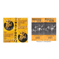 Watford FC Vintage Programmes Mug | 1970 FA Cup Liverpool Tie + The Hornet Express