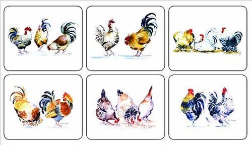 Lady Clare Tablemats - chickens