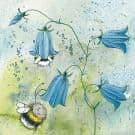 Mini Harebelle Bee by Alex Clark