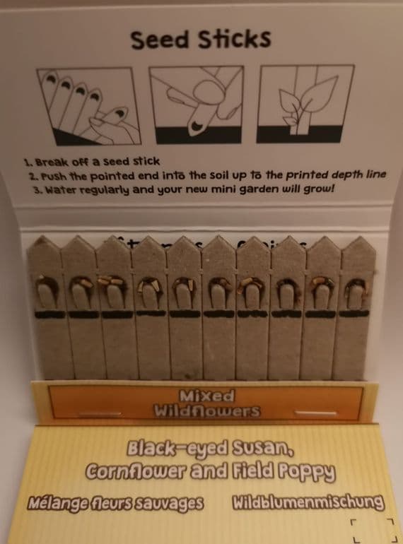 Wildflower Seed Stick