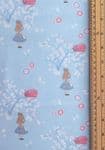 Alice in Wonderland - FAT QUARTER - fabric UK Cheshire Cat - 50cm x 56cm - 100% cotton