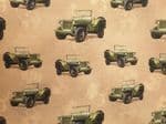 Army Jeep fabric UK 100% Cotton - military vehicles army camouflage  - Price Per Metre