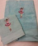 BALLET DANCER PERSONALISED TOWEL SET