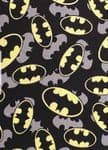 Batman fabric UK logo two tone material Fat Quarter - 50cm x 56cm - 100% cotton Dark Knight