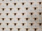 Bee fabric UK sky blue material Fat Quarter - 50cm x 56cm - 100% cotton buzzing summer life honey