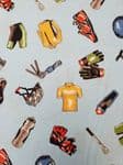 Bike fabric UK bicycle material Fat Quarter - 50cm x 56cm - 100% cotton biking accessories