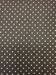 Black White Spots fabric UK - Black Background Dots Circles Spotted  - Price Per Metre