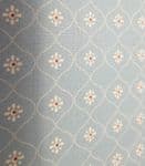 Blue fabric UK vintage wallpaper patterned material fat quarter 50cm x 56cm width 100% cotton