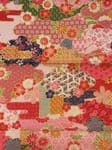 Classic pattern floral fabric UK material pinks Fat Quarter - 50cm x 56cm - 100% cotton